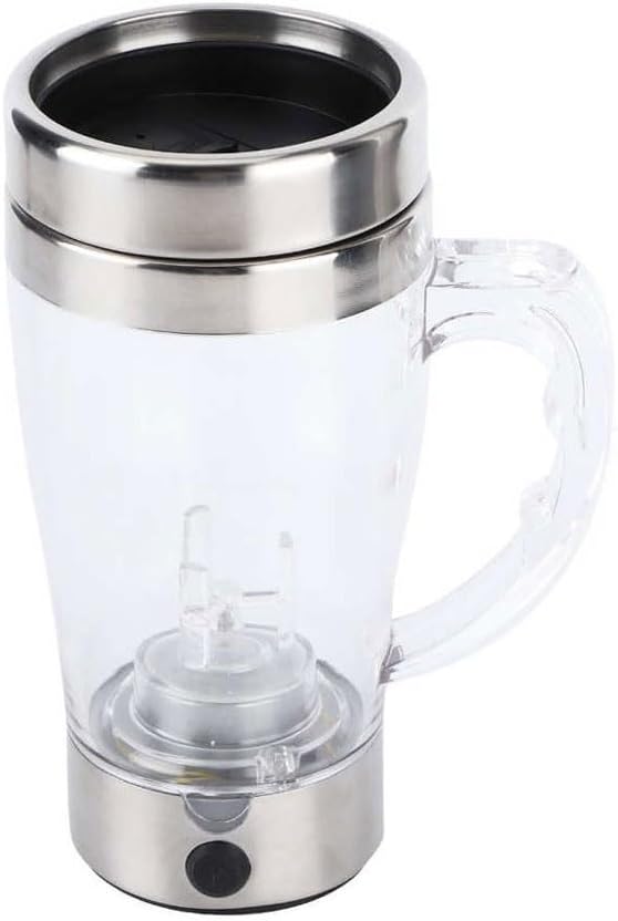 350ml Stainless Steel Coffee Mug Automatic Electric Self Stirring Cup Mixing for Home Office Kitchen Gadget