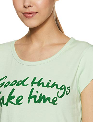 Image of GiglyMigly Cotton Mid Length Women Printed Sleepshirt Nightdress
