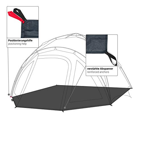 Zeltboden Qeedo Quick Oak 3 Groundsheet – Zeltunterlage für Camping
