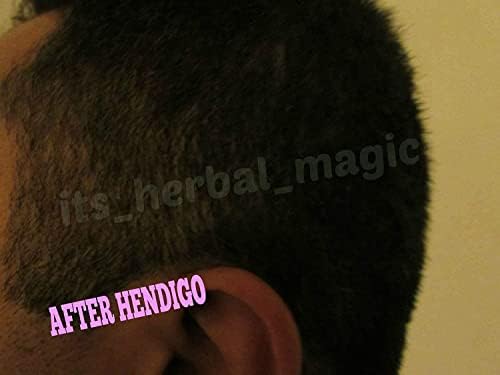 Herbal Magic's 100% Pure & Natural Indigo Powder |Black Henna |Herbal Hair Dye |Black/Brown |Hair Color | Chemical Free |Pure Premium Powder-100g