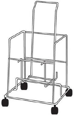 Covidien 31140109 Sharps Cart Sharps-a-Gator™ Stainless Steel 16 X 20 X 30 Inch Silver Cart, Sharps Container 4cstr 4882