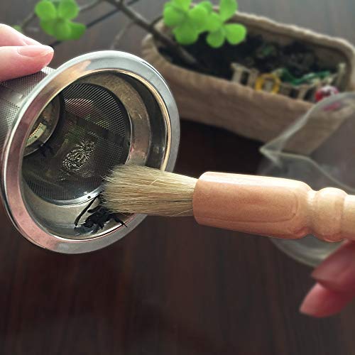 4 Packs Coffee Grinder Brush,Danzix Wooden Cleaning Brush For Grinders And Pasta Makers-2 Size #TOP6