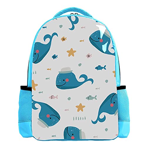 Sac à dos licorne pour enfants bleu clair et blanc idéal pour l'école maternelle et cp