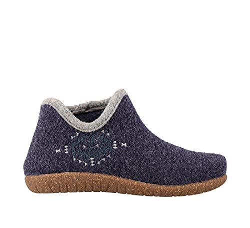Taos Footwear Women's Woolside Navy Casual Boot 7-7.5 M US3