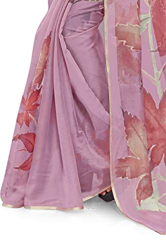 Image of MIRCHI FASHION Women Saree Organza Printed | Traditional Semi-Transparent Festive Sari with Unstitched Blouse Piece