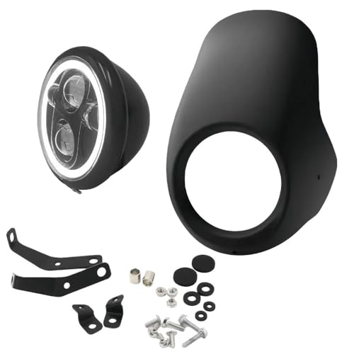 Couvercle grille phare TR300 protégeant le bloc d'instrument et le phare moto