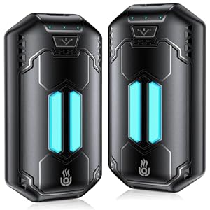 2 Pack Calentador de Manos Recargable OUTJUT 6000mAh Calienta Manos Calienta Manos Electrico Portátil 3 Modos de Calor Regalos para Raynauds, Golf, Camping, Senderismo