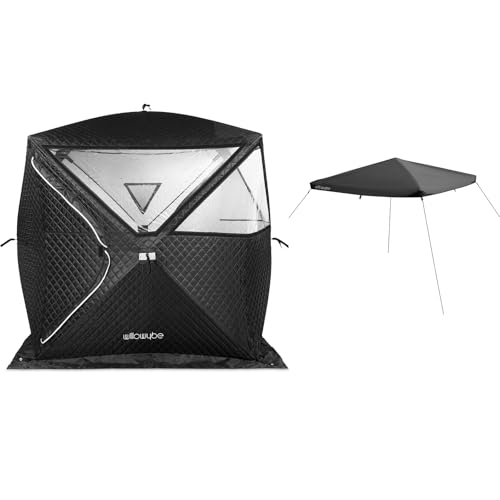 WILLOWYBE Portale Outdoor Sauna Set with Sauna Tent, Cover P
