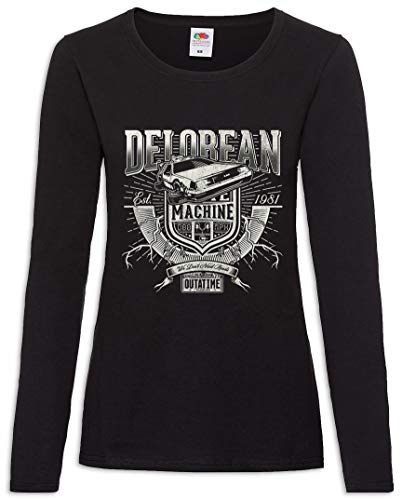 T-shirt manches longues femme Car Time Machine Urban Backwoods
