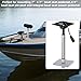 CLLOMAGY Adjustable Boat Seat Pedestal Base Mount Kit with Lock in 3/4
