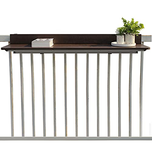Table murale rabattable pour balcon et garde-corps de patio réglable - 2