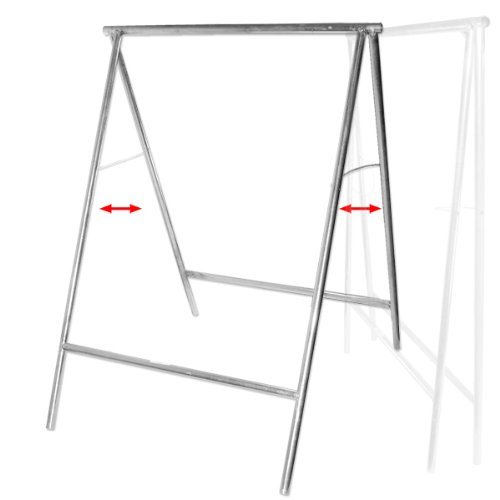 Voyager Tools Folding Table Horse Legs Saw Table Legs with Zinc Coating 2 Piece Set