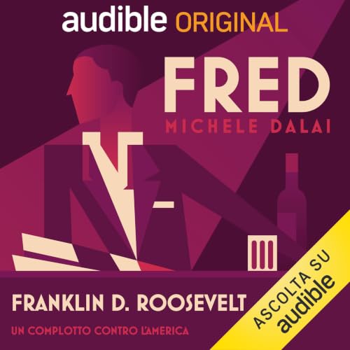 Diseño de la portada del título Franklin D. Roosevelt - Un complotto contro l'America