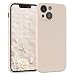 Produktbild EAZY CASE Silikon Handyhülle kompatibel mit iPhone 13 Mini, zweilagiges Slimcover mit Kameraschutz und Innenfutter, Silikonhülle, Schutzhülle, Bumper, Handy Case, Hülle, Softcase, Taupe