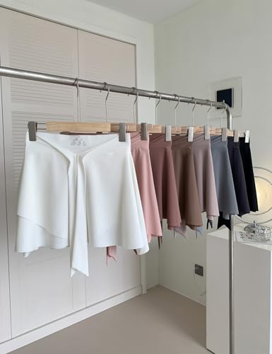 TOCONFFON Saias femininas de ioga, balé, tênis, saias, amarradas, para mulheres, para treino atlétic