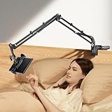スマホスタンド【5穴土台✙五つの可動軸】携帯スタンド 寝ながら スマホ アーム 寝ながら ベット スマホホルダー 携帯 すまほ けいたい フレキシブル ケーブルクリップ付き 土台強化 安定性 360° 回転 5穴土台 碳素スチール製 4-9インチ 全機種対応 手帳型ケースにも対応可能 動画鑑賞、ビデオ通話、生放送、Web会議などに活用