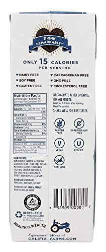 Califia Farms - French Vanilla Almond Milk Coffee Creamer, 32 Oz + Low Acid - Organic Coffee - 12 Oz Magni Coffee (Califia Farms + Dark Ground Magni Coffee) #TOP5