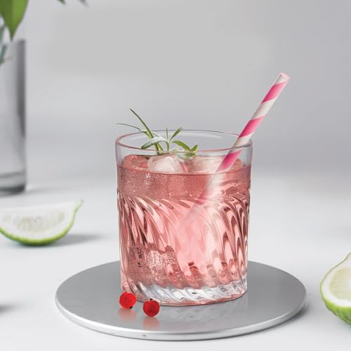 Image of Treo by Milton Tide Juice Tumbler I Premium Glass Set of 6 for Water, Cold Drink I Perfect for Home, Restaurants and Parties. 230 ml