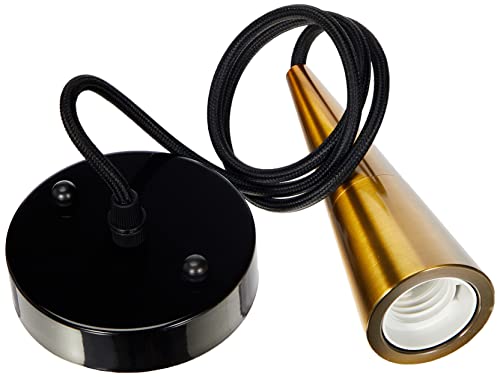 Portalámparas negro Fline conjunto para iluminación de techo casquillo E27