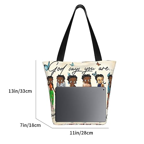 Tote Bag para mujer negro miniatura 6