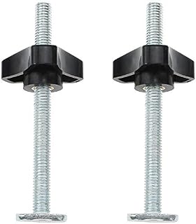 PLCatis T Track Kit M8 T-Track Accessories Universal T-Track Bolts Knobs Easy Gripping T Slot Bolts and Knobs T Track Clamp for Woodworking Jigs and Fixtures 2 Sets