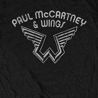 Men's Paul McCartney Wings Logo Slim Fit T-Shirt Red – Image 2