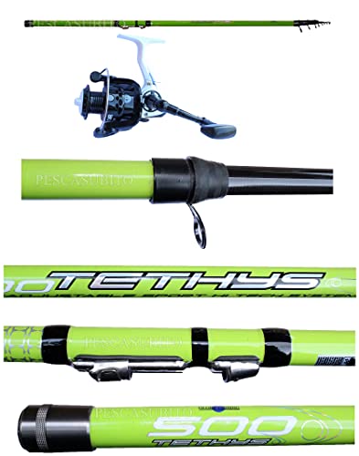 canna teleregolabile 5mt carbonio mulinello teben pesca trota torrente tocco canna teleregolabile 5mt carbonio mulinello teben pesca trota torrente tocco