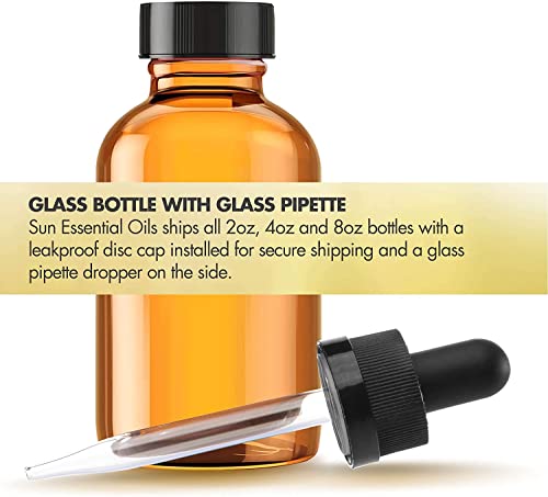 Sun Essential Oils 4Oz - Lemon Essential Oil - 4 Fluid Ounces #TOP4