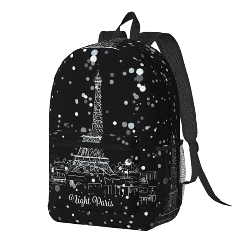 Sac à dos d'école léger Tour Eiffel pour éviter le mal de dos
