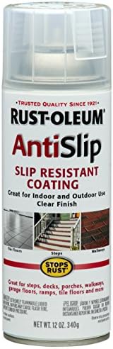 Rust-Oleum Stops Rust Anti-Slip 271455 Antislip Spray 12 oz, Clear Finish, 12 Ounce, 12 Fl Oz