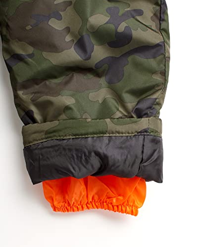 Ixtreme Boys’ Snowsuit – 2 Piece Heavyweight Insulated Ski Jacket And Snow Bib (12M-7), Size 12 Months, Olive/Black #TOP5