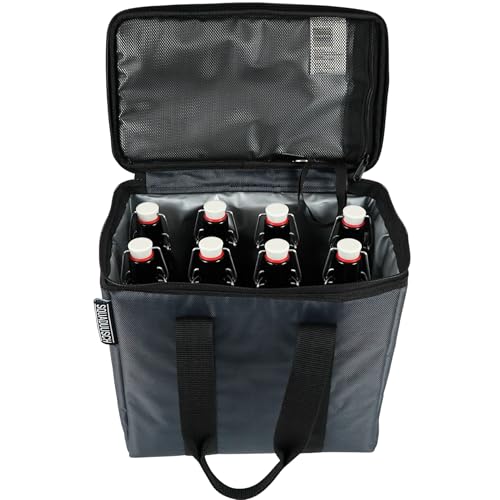 SQUADUUSCH BierKumpel - Kühltasche für Bierflaschen und...