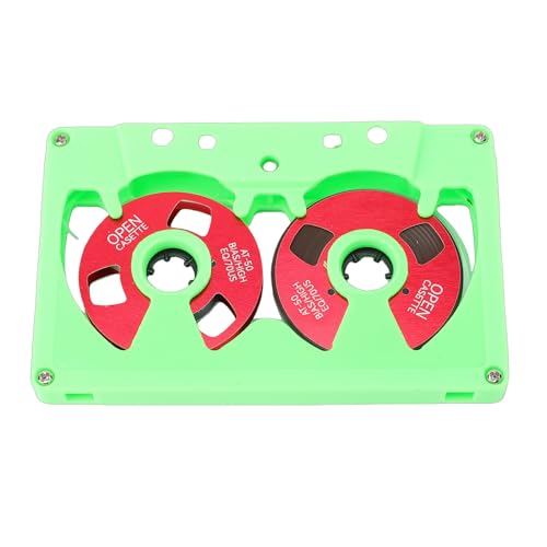 Luocute - Luocute Cassette Vierge Bobine à Bobine, Bande D'enregistrement Audio de Type I de 50 Minutes avec Coque ABS et Roues Métalliques pour L'enregistrement de Musique et Les Enregistreurs
