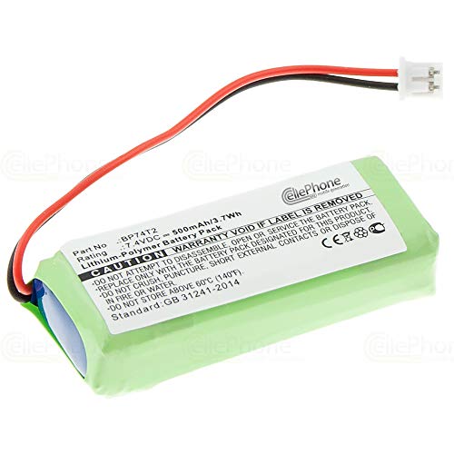 cellePhone Batterie Li-Polymer Compatible avec Dogtra 1900S 1902S 2300NCP 2300TX 2302NCP Transmitters (Remplacement pour BP74T2)