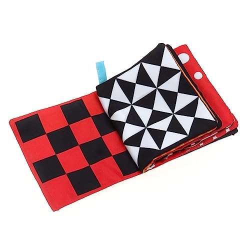 Imagen de TOYANDONA Libro para Bebés Juguete Sensorial De Desarrollo Infantil Diseño Ligero para Entrenamiento Visual Partir De Meses hasta Años