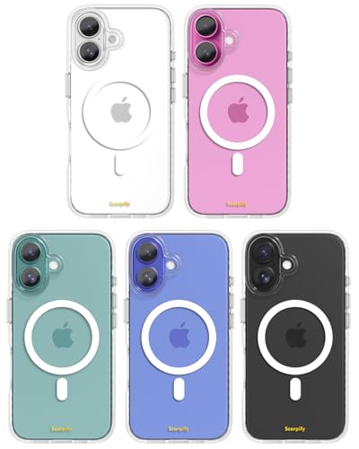 Coque iPhone 16 Plus MagSafe transparente SCORPIFY antichoc