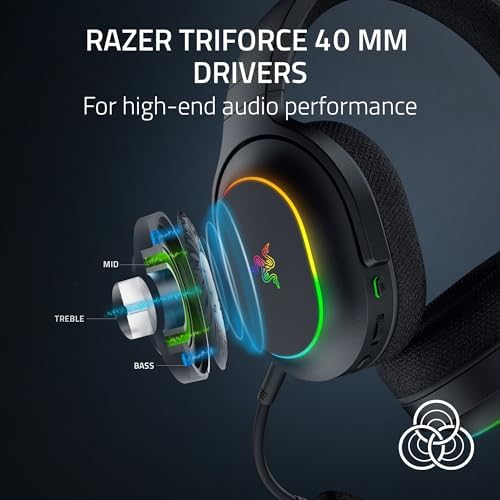 Razer Barracuda X Chroma Wireless Gaming Headset, 2.4 Ghz, Black - 4