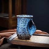 18oz Ceramic Hand Warmer Mug, Novelty Hand Warmer Coffee Mug, Tea Mug, Keep Your Hands Warm, Comfy Handwarmer, Microwave And Dishwasher Safe (Blue)