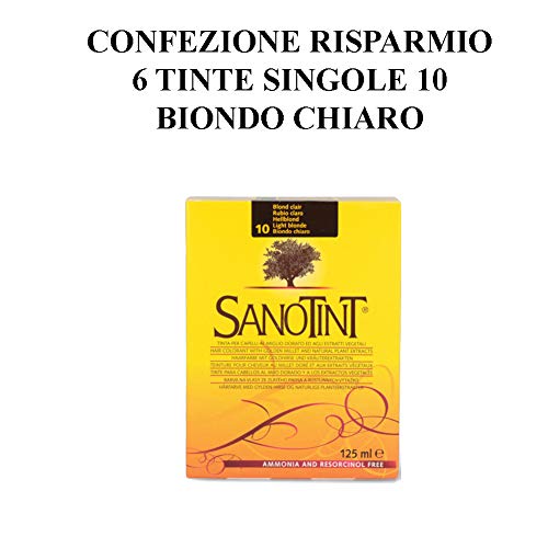 Sanotint tinta classic colore 10 biondo chiaro -6