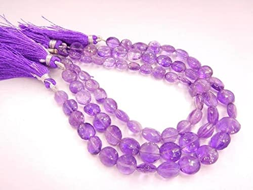 Améthyste en perles de 7-10 mm pour création de bijoux de lithothérapie - 2