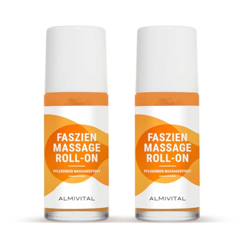 ALMIVITAL 2-er Faszien Massage Roll-On to go | Verklebte, verhärtete oder...
