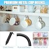 80 Pcs Screw Hooks, 1-1/4 Inch – Copper Hooks For Hanging Plants, Mugs, Lights, Keys, Indoor/Outdoor, Holds Up To 20 Lbs