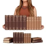 ORITZIO Oversized Set of 12 Faux Vintage Books with Hidden Storage, Library Decor...