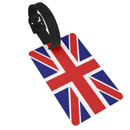 Étiquettes à bagages imprimées drapeau anglais, étiquette d'identification, identifiants de bagages pour valises, étiquettes de sac à main, pour homme et femme