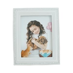 PlotX Katzen Kinderbilderrahmen 10x15 cm Weiß