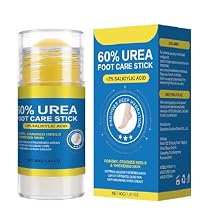 60% Urea with 2% Salicylic Acid Urea Foot Care Stick, Foot Cream Moisturizer for Dry Cracked Feet, Knees, Elbows, Hands,Moisturizes and Hydrates the Dry Skin,Callus Remover & Skin Softener 1.41oz