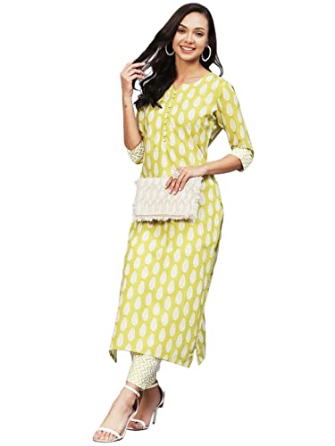 Kurta Pantalon coton géométrique solution vêtement fluide et léger femme
