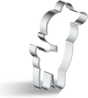 WJSYSHOP Cartoon Sika Deer Spotted Deer Shape Cookie Cutter