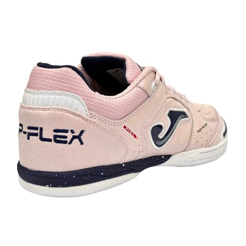 Chuteira de Futsal Joma Top Flex - Rosa e Marinho Cor:Rosa;Tamanho:34