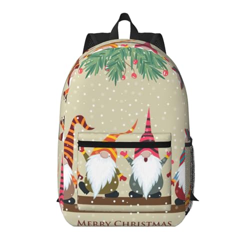 Sac à dos d'école motif nains de Noël idée cadeau originale